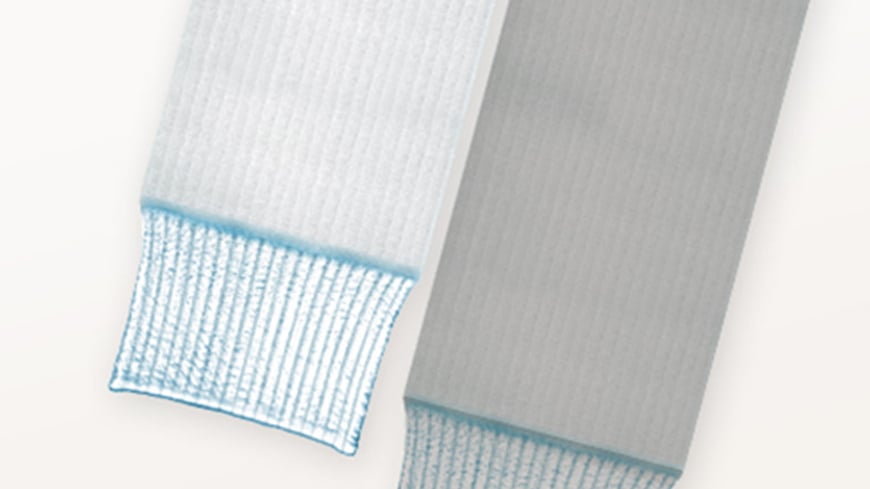 en närbild av ett AQUACEL® sårförband